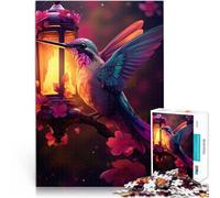 Puzzle da 1000 pezzi per adulti Colibrì con luce Difficile da completare ma divertente e umoristico è ideale come regalo per tutta la famiglia 38x26cm