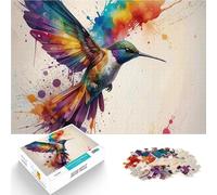 Puzzle da 1000 pezzi per adulti Colibrì in volo Giocattolo educativo intellettuale decomprimente Migliorare l'amore tra le coppie 52x38cm
