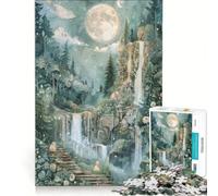 Puzzle da 1000 pezzi per adulti collage ad acquerello di cuccioli d'orso gioco impossibile attività divertenti da fare a casa regalo di Natale o compleanno 38x52cm
