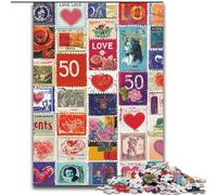 Puzzle da 1000 pezzi per adulti, collage d'amore, puzzle in legno 50X75cm, decorazione per la casa, gioco rompicapo per adolescenti e interazione familiare