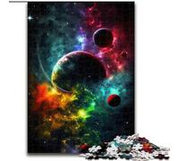 Puzzle da 1000 pezzi per adulti "Collisione dei pianeti" Puzzle in cartone, perfetti per il divertimento in famiglia, giochi di società, bomboniere per feste di compleanno, 1000 pezzi(26x38cm)