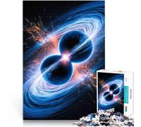 Puzzle da 1000 pezzi per adulti Collisione di stelle binarie Giocattoli per l'intrattenimento in famiglia per la decorazione della casa 52x38cm
