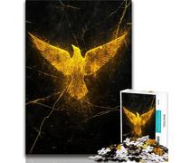 Puzzle da 1000 pezzi per adulti Colomba dorata della pace, sfida difficile antistress, ideale come regalo per tutta la famiglia, 75x50cm