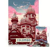Puzzle da 1000 pezzi per adulti Colombo Exact Cut,gioco stimolante per la mente,gioco rilassante,scena natalizia (38x52cm)