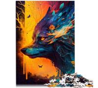 Puzzle da 1000 pezzi per adulti colorati da incubo a mano di lupo, per alleviare lo stress, sfida difficile per adolescenti dai 14 anni in su, 26 x 38 cm