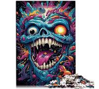 Puzzle da 1000 pezzi per adulti colorati demoni fantasy puzzle per alleviare lo stress per adolescenti dai 14 anni in su, 50 x 70 cm
