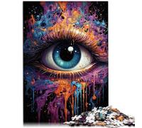 Puzzle da 1000 pezzi per adulti colorati fantasia puzzle gioco pratico 26 x 38 cm antistress staycation tempo ucciso