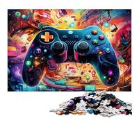 Puzzle da 1000 pezzi per adulti, colorati giochi d'arte, puzzle in cartone, ideale come decorazione fai da te e come regalo rompicapo, 26X38CM/10,23x14,96 pollici.