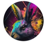 Puzzle da 1000 pezzi per adulti, coloratissimi puzzle a forma di coniglietto pasquale, giocattoli, regalo educativo, intellettuale, rilassante, divertente, gioco per famiglie (67,5x67,5cm)