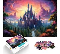 Puzzle da 1000 pezzi per adulti colorato castello del diavolo gioco sofisticato regali analisi e logica adatto per adolescenti dai 14 anni in su, 26 x 38 cm