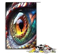 Puzzle da 1000 pezzi per adulti colorato con l'occhio del drago giocattolo educativo decomprimente idee regalo 75x50 cm