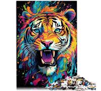 Puzzle da 1000 pezzi per adulti, colorato da scarabocchio, decorazione da parete, regalo di compleanno per adolescenti dai 14 anni in su, 50 x 70 cm