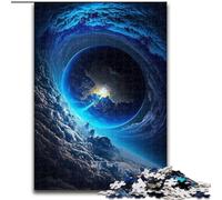 Puzzle da 1000 pezzi per adulti, colorato, fantasy, buco nero cosmico, in legno, attività divertente per la casa, 50x75cm, decorazione artistica fai da te, regalo di compleanno perfetto