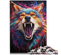 Puzzle da 1000 pezzi, per adulti, colorato fazzoletto fantasia, competizione della velocità della mano, sfida dell'intelligenza cerebrale, giocattolo avvincente, 26 x 38 cm