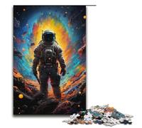 Puzzle da 1000 pezzi per adulti colorato gioco psichedelico di astronauti stilizzati ideale come regalo per tutta la famiglia 1000 pezzi (38x26 cm)