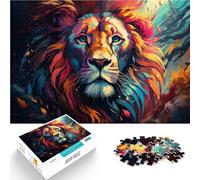 Puzzle da 1000 pezzi per adulti. Colorato leggendario leone divertente per tutta la famiglia 50 x 75 cm. Promuove l'amore tra coppie per adolescenti dai 14 anni in su.
