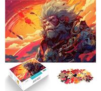 Puzzle da 1000 pezzi per adulti colorato scimmia come regalo 50 x 75 cm per alleviare lo stress difficile sfida per adolescenti dai 14 anni in su