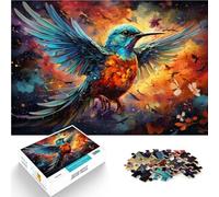 Puzzle da 1000 pezzi per adulti, colorato uccello fantasia, giocattolo regalo 26 x 38 cm, adatto come decorazione da scrivania per adolescenti dai 14 anni in su