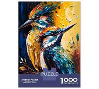 Puzzle Da 1000 Pezzi Per Adulti Colored Bird Duo Puzzle Per Adulti Antistress Analisi E Logica Difficile Da Completare 38x26cm/1000pcs