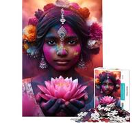 Puzzle da 1000 pezzi per adulti Colori della Divinità sfida impegnativa da completare decorazione per la casa gioco pratico per ragazzi dai 14 anni in su (50x75cm)