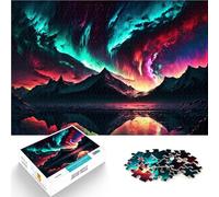 Puzzle da 1000 pezzi per adulti Colori pieni nei paesaggi Allena il tuo cervello e le tue mani Adatto per la decorazione del desktop 75x50cm