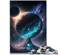 Puzzle da 1000 pezzi per adulti "Colors of Space - Puzzle impossibile" ogni pezzo è unico, gioco di famiglia impegnativo per bambini di 14 anni, 26 x 38 cm