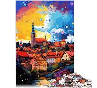 Puzzle da 1000 pezzi per adulti Colosseo di Roma pittura antistress 38 x 52 cm gioco di famiglia antistress difficile sfida puzzle