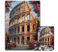 Puzzle da 1000 pezzi per adulti, Colosseo, puzzle in cartone per divertimento in famiglia, adatti per la decorazione del desktop per 14+ anni, 26X38cm
