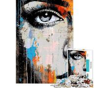 Puzzle da 1000 pezzi per adulti con acquerelli vividi e illusioni ottiche Gioco rilassante per adulti decorazione perfetta e interazione genitore-figlio (dimensioni 38x52cm)