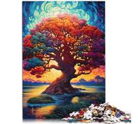 Puzzle da 1000 pezzi per adulti con albero della vita Yggdrasil, puzzle educativo di famiglia, opere d'arte, regalo per 14 anni, 50 x 70 cm