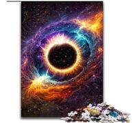 Puzzle da 1000 pezzi per adulti con anello arcobaleno spaziale in legno,un regalo perfetto per il divertimento in famiglia,50x75cm,per decorazioni per la casa,allenamento del cervello e regali