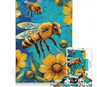 Puzzle da 1000 pezzi per adulti con ape gioco divertente interazione genitore-figlio ogni pezzo è unico 50x75cm