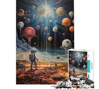 Puzzle da 1000 pezzi per adulti con architettura aliena sfida di intelligenza senza cervello giocattolo avvincente giochi rilassanti educativi regalo di compleanno (dimensioni 38x52cm)