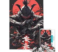 Puzzle da 1000 pezzi per adulti con armatura da guerriero samurai ideale come regalo o attività divertente da fare a casa Gioco rompicapo per migliorare la memoria adatto a ragazzi dai 14 anni in su