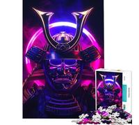 Puzzle da 1000 pezzi per adulti con armatura da samurai estetica accattivante stimola la mente ideale per le vacanze in casa per passare il tempo in famiglia per ragazzi dai 14 anni in su (38x52cm)