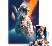 Puzzle da 1000 pezzi per adulti con astronauta che cammina nello spazio gioco impossibile ideale per passare il tempo durante le vacanze regalo di compleanno o di viaggio 38x52cm
