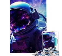 Puzzle da 1000 pezzi per adulti con astronauta che si fa un selfie nello spazio Gioco educativo per tutta la famiglia ideale come regalo di compleanno (dimensioni 38x26cm)