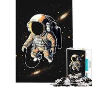 Puzzle da 1000 pezzi per adulti con astronauta nello spazio sfida per l'intelligenza giocattolo avvincente divertente per tutta la famiglia opera d'arte regalo (dimensioni 50x75cm)