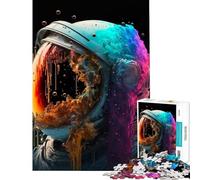 Puzzle da 1000 pezzi per adulti con astronauti colorati ideale per stimolare la mente perfetto per le vacanze in casa o per passare il tempo in famiglia per ragazzi dai 14 anni in su (38x52cm)