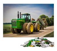 Puzzle da 1000 pezzi per adulti con attrezzi agricoli e trattori, ideale per il divertimento in famiglia, il relax e come regalo per le feste, 50x75CM / 19,68x29,52 pollici.