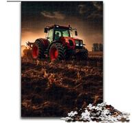 Puzzle da 1000 pezzi per adulti con attrezzi da trattore, decorazione fai da te, sfida per il cervello, per adulti, famiglia, regalo di Natale (dimensioni: 50x75cm)