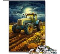 Puzzle da 1000 pezzi per adulti con attrezzi da trattore, per adolescenti e famiglie, perfetto come decorazione fai da te e come sfida per il cervello (dimensioni: 26x38cm)