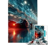 Puzzle da 1000 pezzi per adulti con auto da corsa futuristiche ad alta velocità gioco impossibile per un gioco educativo e stimolante regalo divertente per migliorare la memoria (dimensioni 38x26cm)