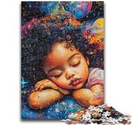 Puzzle da 1000 pezzi per adulti con bambina che dorme, ogni pezzo è unico - Gioco stimolante e divertente per tutta la famiglia, 50x75cm