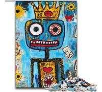 Puzzle da 1000 pezzi per adulti con bambini in stile Basquiat, gioco stimolante e interazione tra genitori e figli in famiglia (50x75cm)