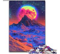 Puzzle da 1000 pezzi per adulti con bellissime montagne colorate,realizzato in cartone,perfetto per adolescenti e collezionisti,ideale come decorazione per la casa e regalo da viaggio 1000 pezzi