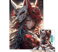Puzzle da 1000 pezzi per adulti con bellissime sirene samurai Divertimento a casa gioco pratico per tutta la famiglia adatto a partire dai 14 anni Dimensioni 38x52cm
