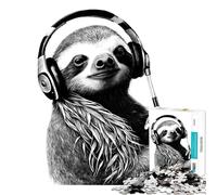 Puzzle da 1000 pezzi per adulti con bradipo ritmo rilassante stimolante per la mente ideale per le vacanze in casa o per passare il tempo in famiglia (50x75cm)