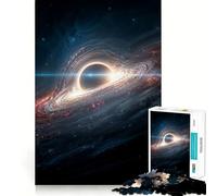 Puzzle da 1000 pezzi per adulti con buco nero e nebulosa nello spazio,gioco a incastro,idea regalo per stimolare la mente,momento di relax,divertimento assicurato per il compleanno 38x52cm