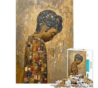 Puzzle da 1000 pezzi per adulti con Buddha obbediente alla vita Aiuta ad allenare il cervello riduce lo stress ed è un gioco educativo per ragazzi dai 14 anni in su (38x52cm)